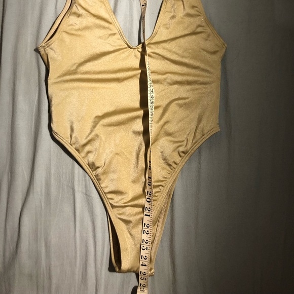 BASTA SURF HIGH LEG EYE MAILLOT SOLID ONE-PIECE SWIMSUIT small - Picture 6 of 10